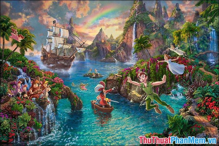 Neverland – thiên đường rực rỡ sắc màu và ánh sáng