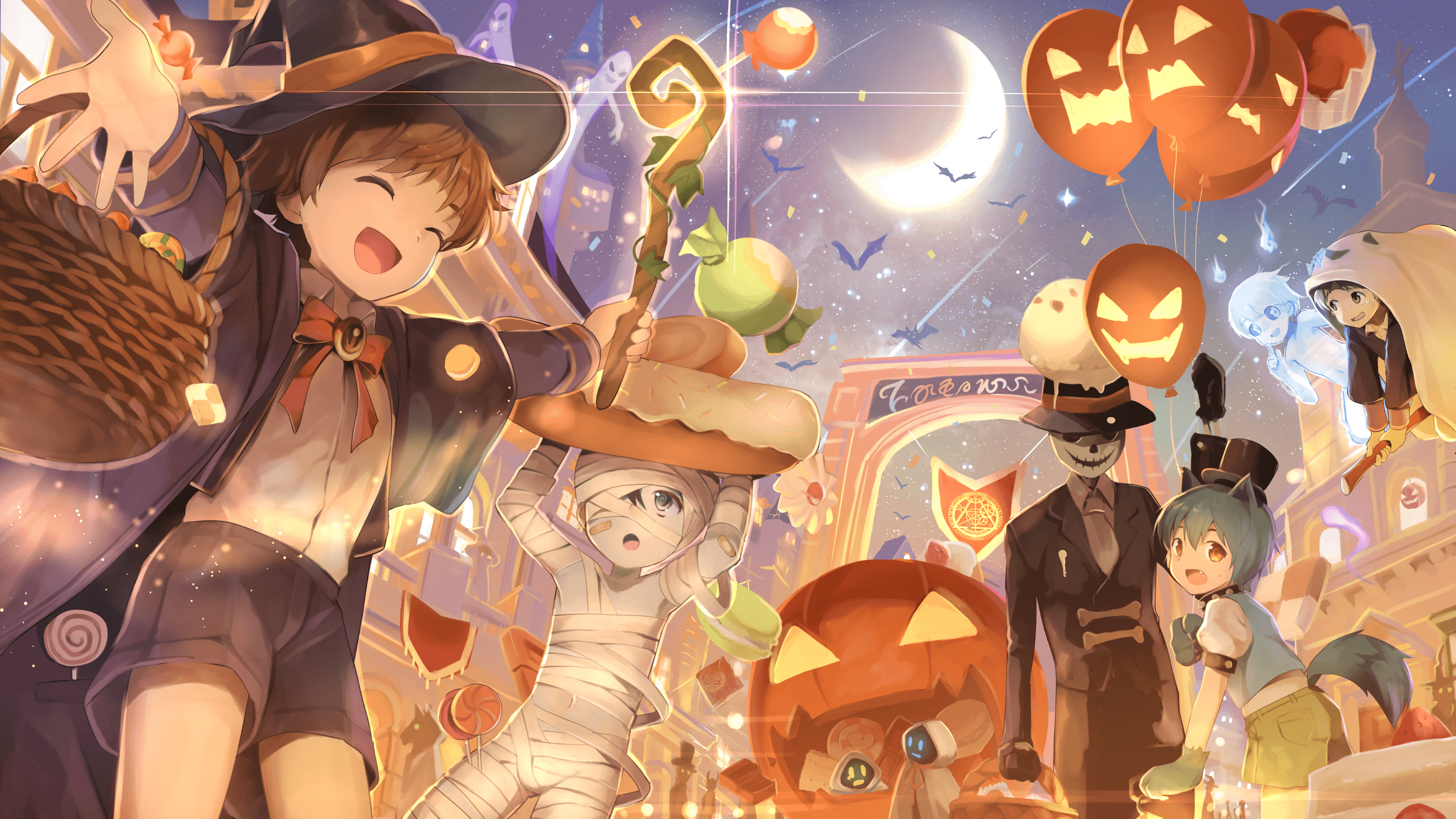 Ảnh anime halloween vui nhộn