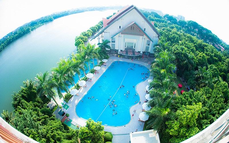 sông hồng resort: review khu nghỉ dưỡng inh đẹp cách hà nội chỉ 50km