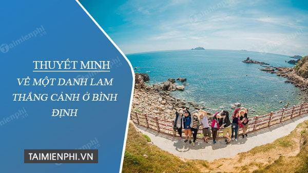 Thuyết minh về một danh lam thắng cảnh ở Bình Định