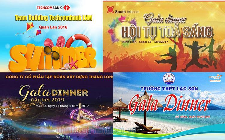 Tổng hợp mẫu Gala Dinner Backdrop đẹp