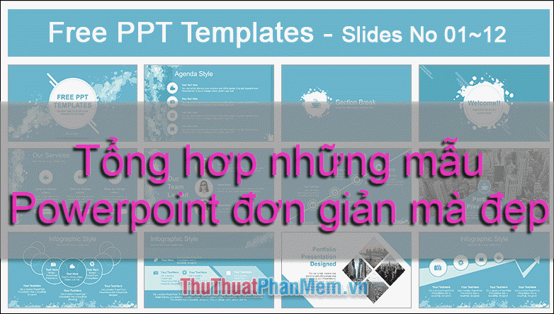 Tổng hợp template Powerpoint đơn giản mà đẹp