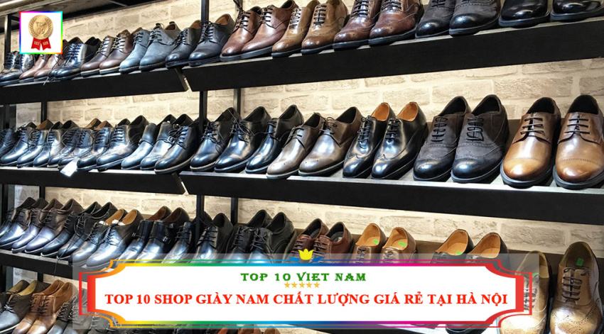 top 10 shop giày nam chất lượng giá rẻ tại hà nội