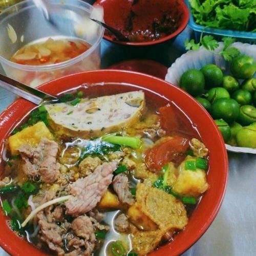 top 5 quán bún riêu ngon nhất quận hoàng mai, hà nội