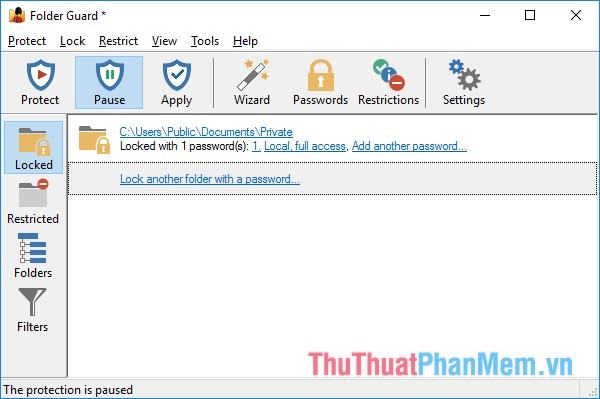 Phần mềm bảo vệ thư mục