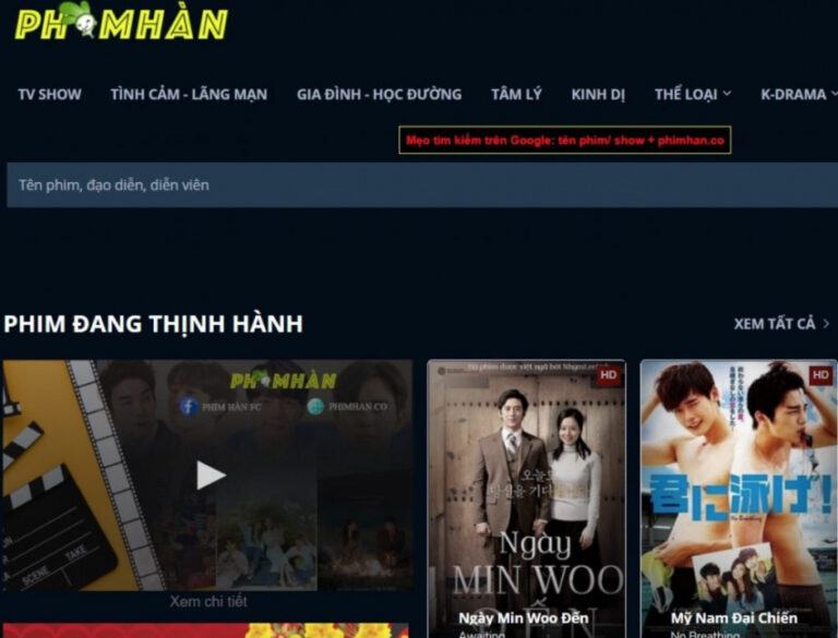 Top 5 website Xem phim Hàn Quốc chiếu rạp 2021