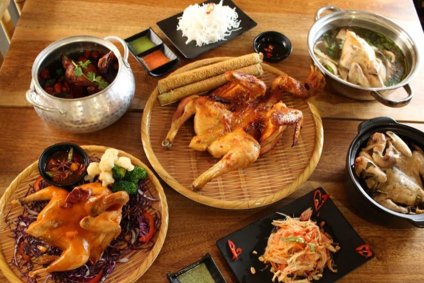ăn uống,   													top 6 quán gà nướng cơm lam đà lạt nổi tiếng nhất