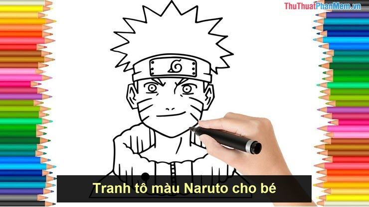 Trọn bộ tranh tô màu Naruto cực chất cực xịn cho các bé