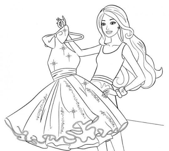 Tuyển tập tranh tô màu váy công chúa đẹp nhất cho bé gái  Tranh Tô Màu cho  bé