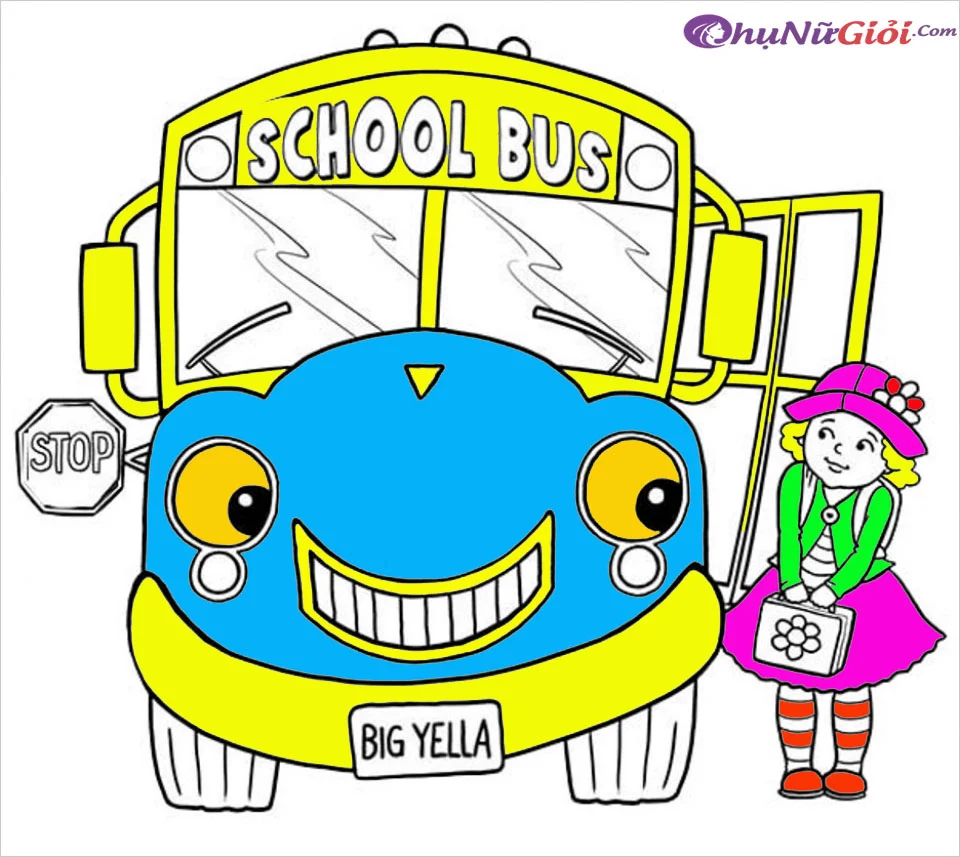 Nội dung không tồn tại  School bus drawing Coloring pages School  coloring pages