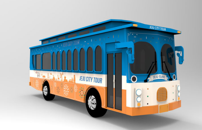 du lịch jeju, xe bus du lịch thành phố jeju ra mắt vào tháng 11