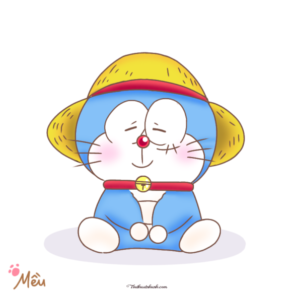 Vẽ Doraemon Đơn Giản Dễ Thương